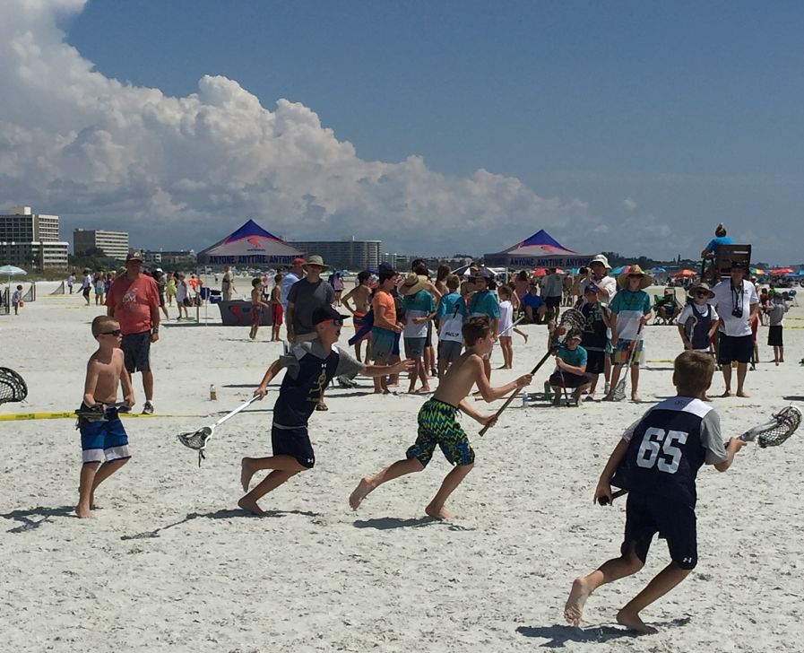 First SPEED Lacrosse™ Tournament On the Beach Drew Over 200